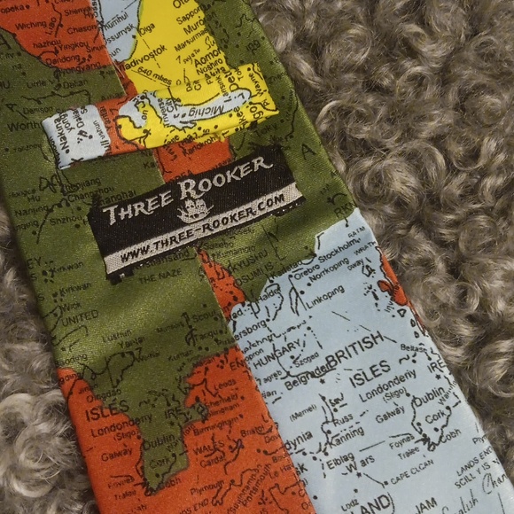 World Traveler Tie by Three Rooker - Picture 4 of 6